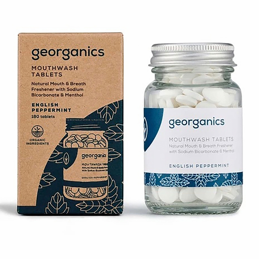 Mouthwash Tablets English Peppermint - Bottle - 180 tablets